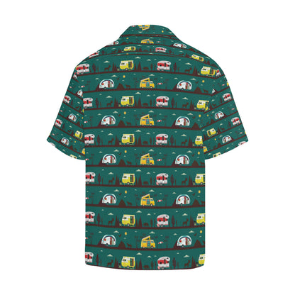 Camper Pattern Print Design 05 Men's Hawaiian Shirt