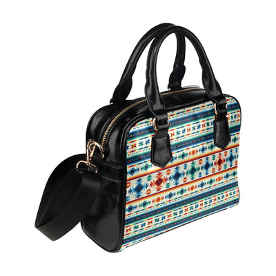 Aztec Pattern Print Design 02 Shoulder Handbag