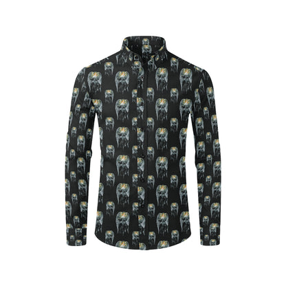 Angel with Wings Cute Design Print Men's Long Sleeve Shirt