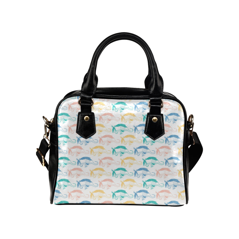 Armadillo Pattern Print Design 05 Shoulder Handbag