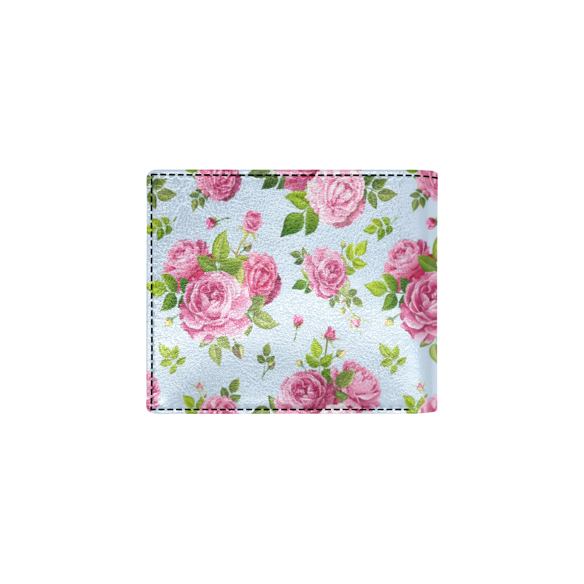Rose Pink Pattern Print Design RO08 Men's ID Card Wallet