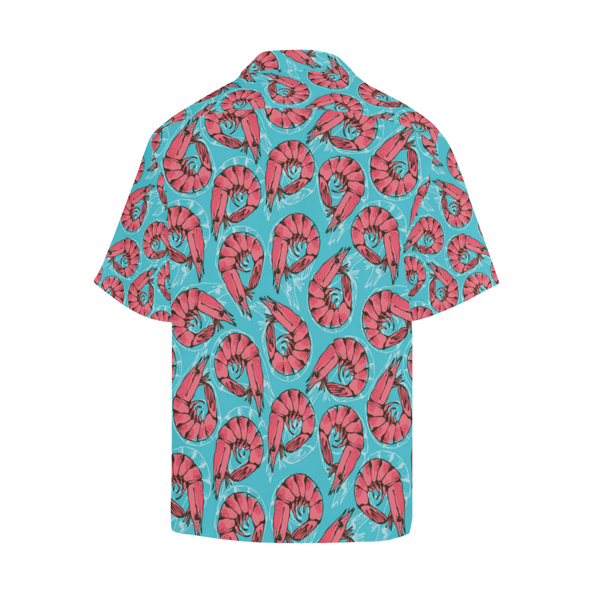 Prawn Pattern Print Design 01 Men's Hawaiian Shirt