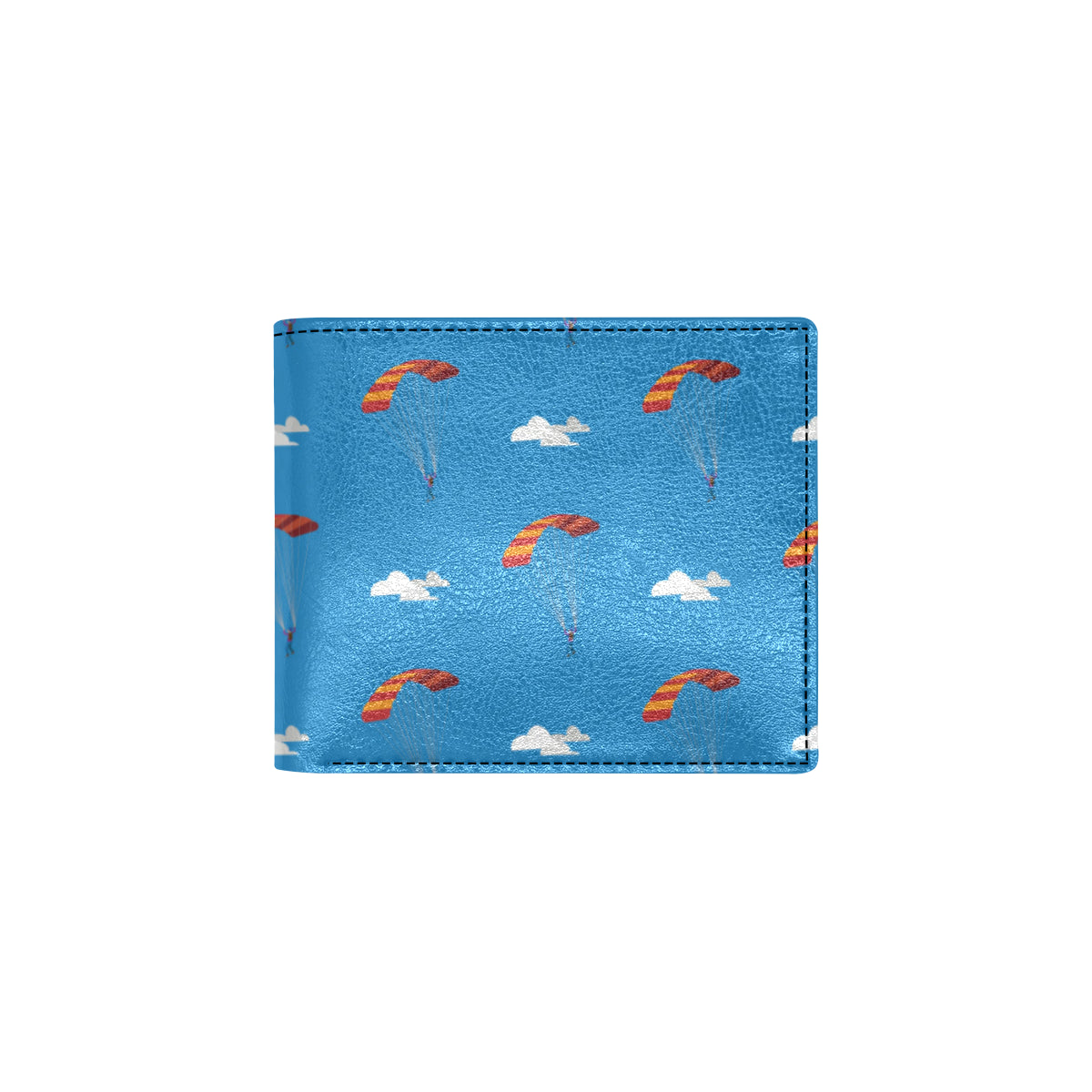 Skydiving Pattern Print Design 02 Men's ID Card Wallet