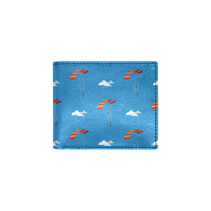 Skydiving Pattern Print Design 02 Men's ID Card Wallet