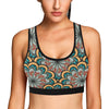 Mandala Pattern Print Design 01 Sports Bra