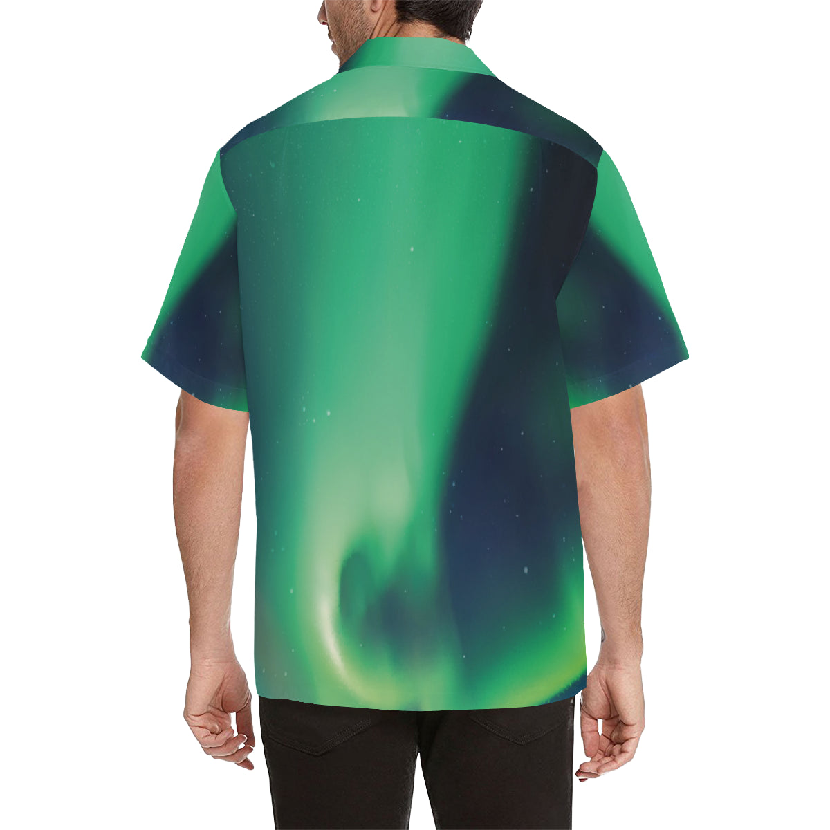 Aurora Borealis Pattern Print Design 04 Men's Hawaiian Shirt