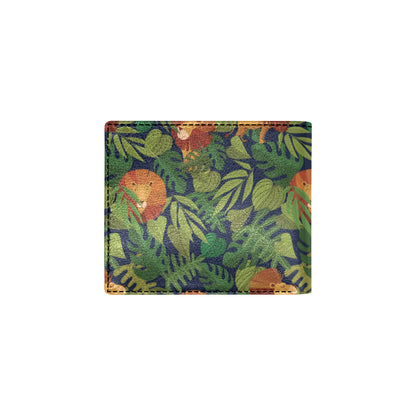 Lion Jungle Pattern Print Design 05 Men's ID Card Wallet