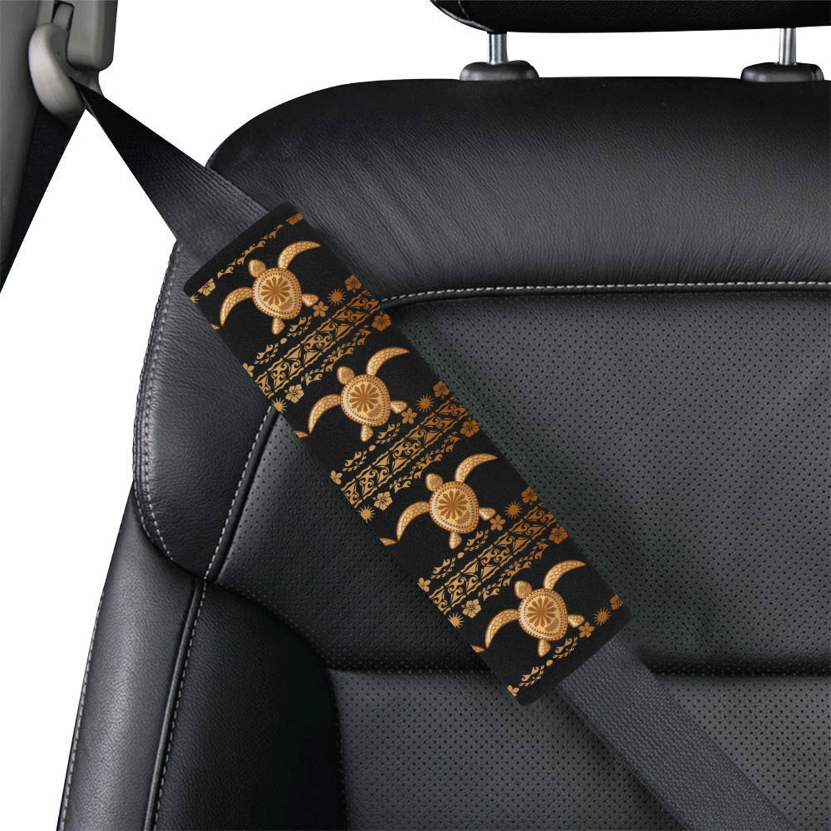 Tribal Sea turtle Polynesian Hawaiian Car Seat Belt Cover