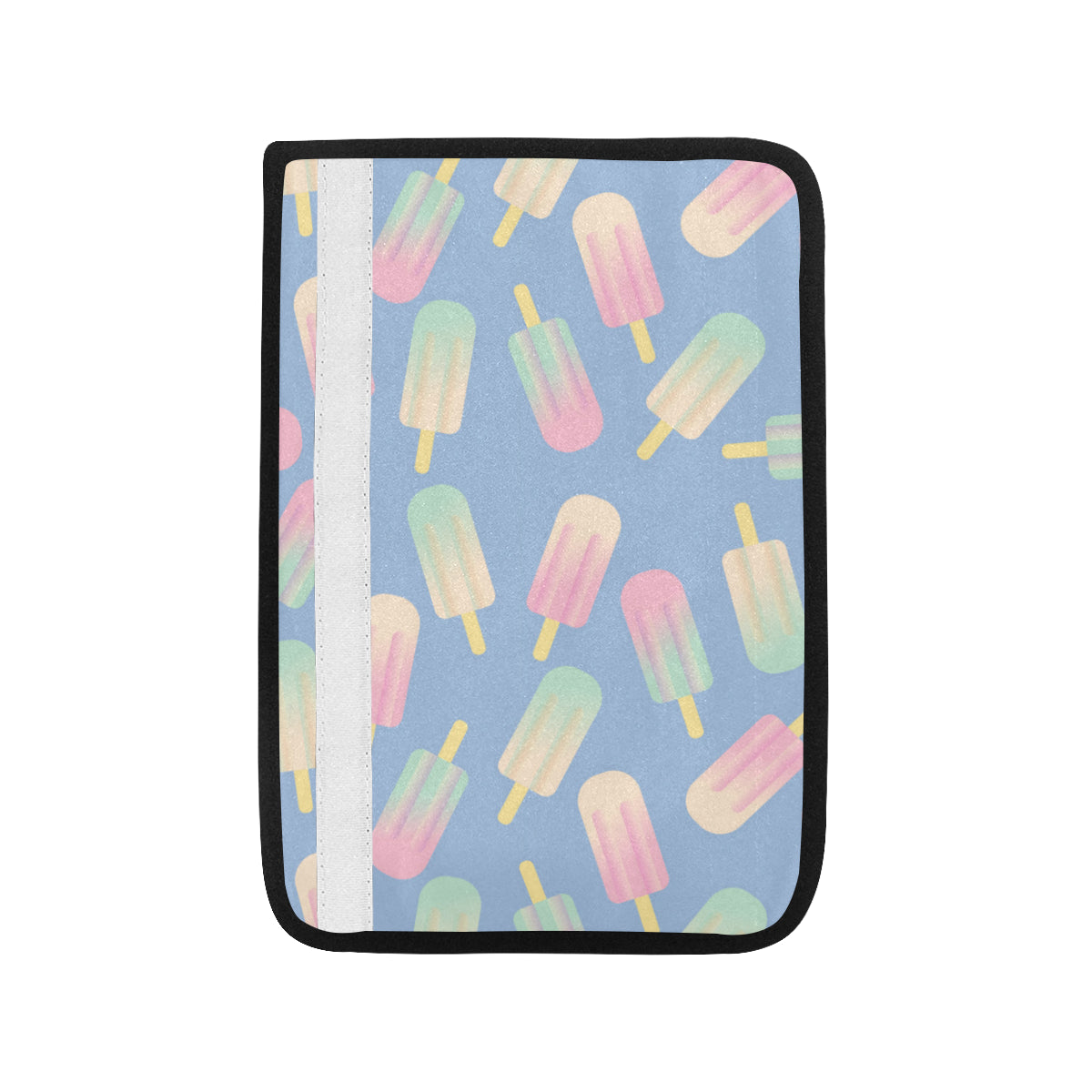 Ice Cream Pattern Print Design 05 Car Seat Belt Cover