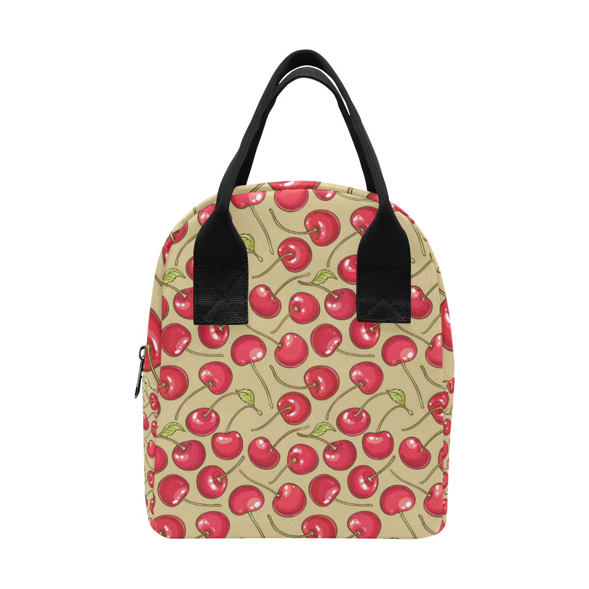 Cherry Pattern Print Design CH05 Insulated Lunch Bag