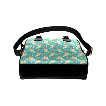 Cupid Pattern Print Design 01 Shoulder Handbag