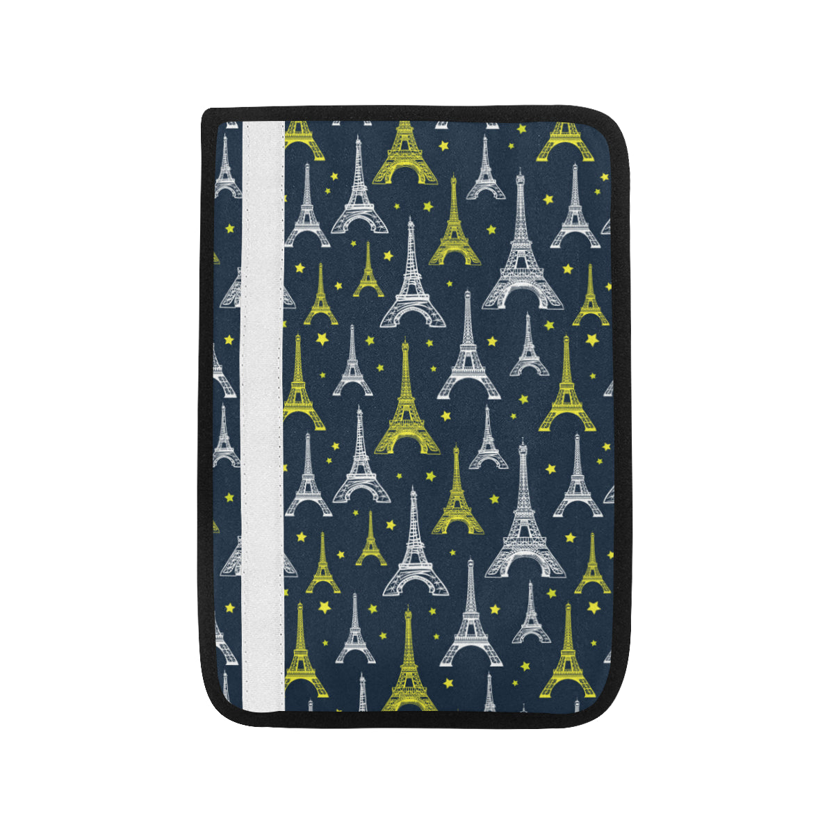 Eiffel Tower Star Print Car Seat Belt Cover