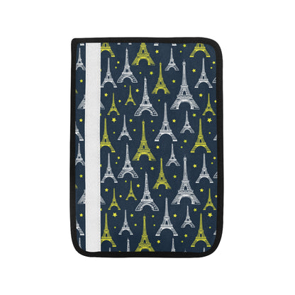 Eiffel Tower Star Print Car Seat Belt Cover