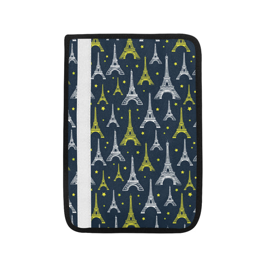 Eiffel Tower Star Print Car Seat Belt Cover