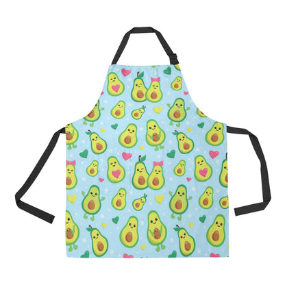 Avocado Pattern Print Design AC09 Apron with Pocket