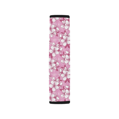 Cherry Blossom Pattern Print Design CB02 Car Seat Belt Cover
