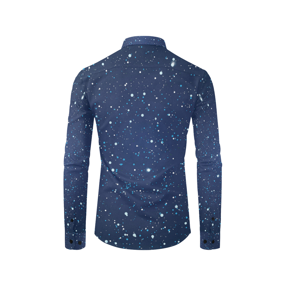 Night sky Pattern Print Design A03 Men's Long Sleeve Shirt