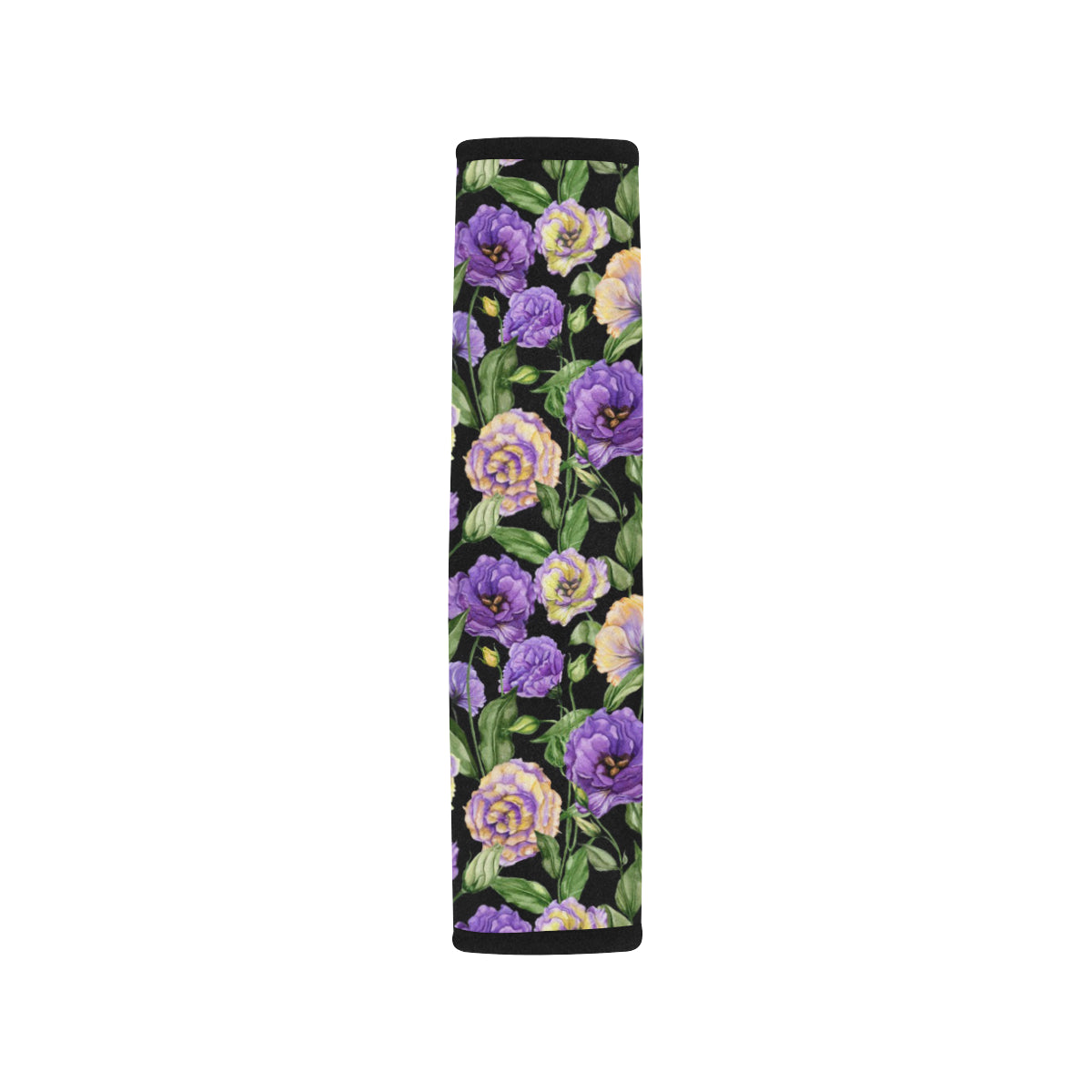 Lisianthus Pattern Print Design LT02 Car Seat Belt Cover