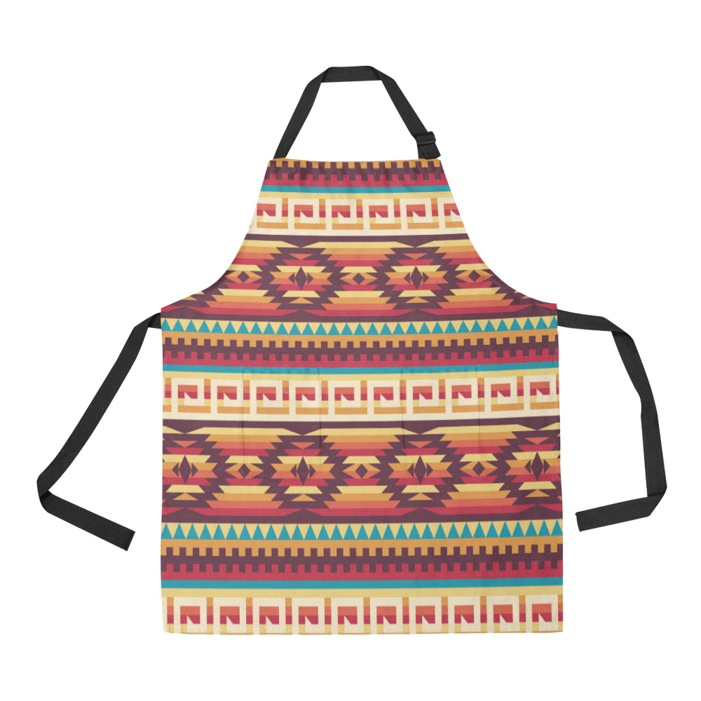 Tribal Aztec Vintage Apron with Pocket