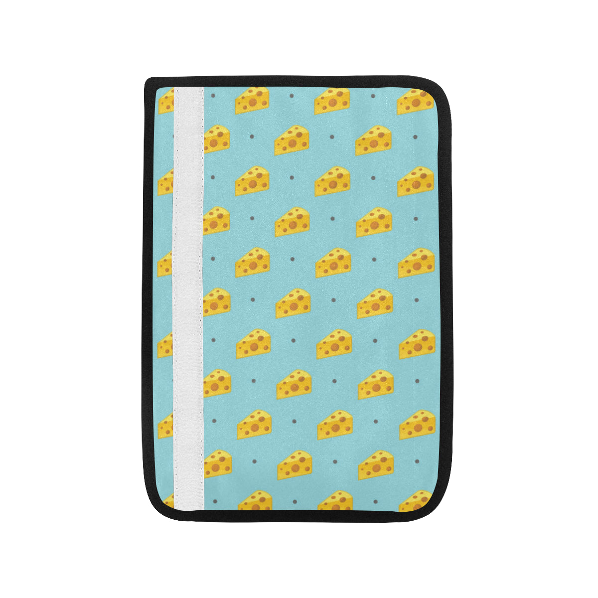 Cheese Pattern Print Design 02 Car Seat Belt Cover