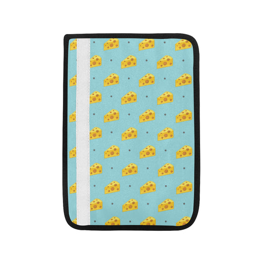 Cheese Pattern Print Design 02 Car Seat Belt Cover