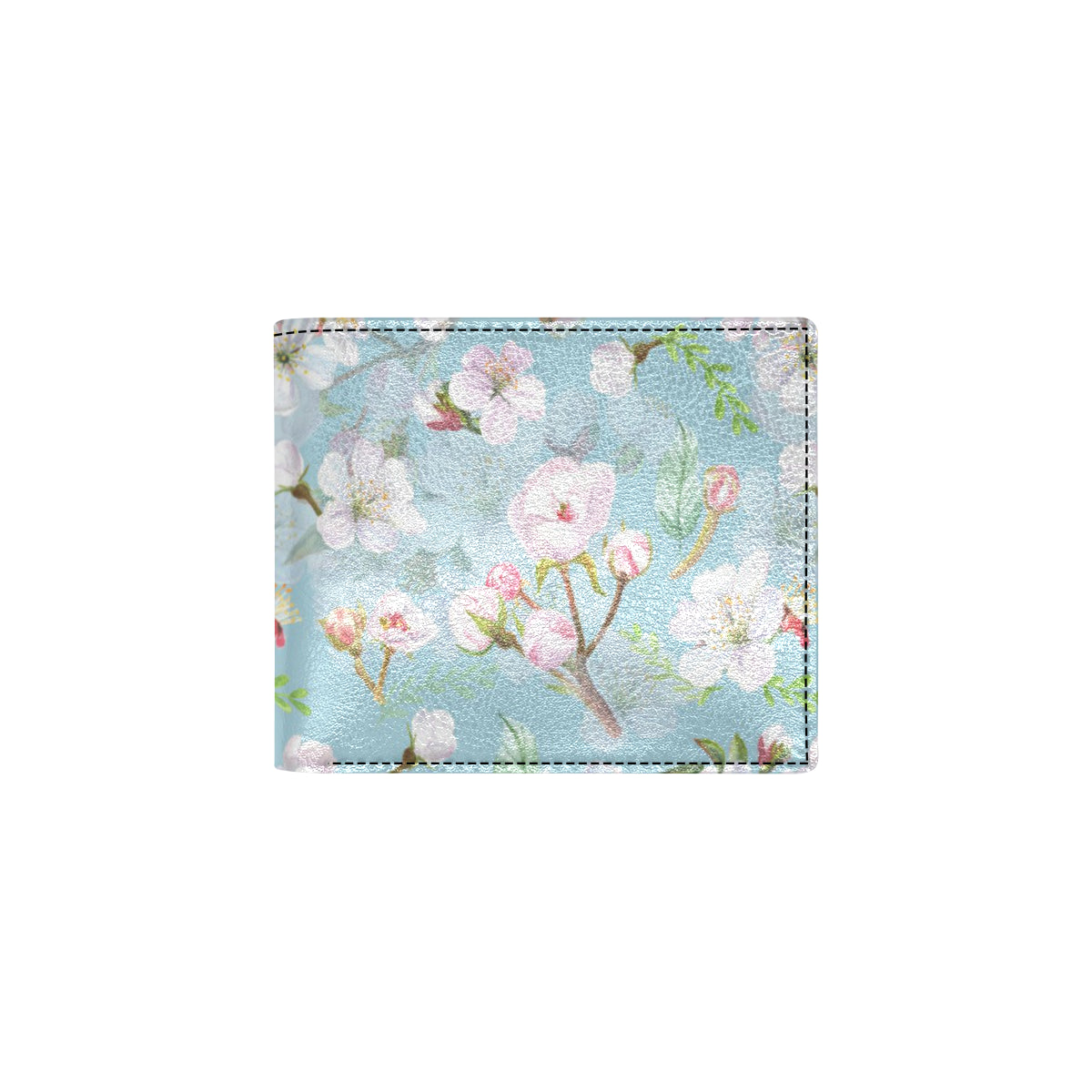 Apple blossom Pattern Print Design AB06 Men's ID Card Wallet