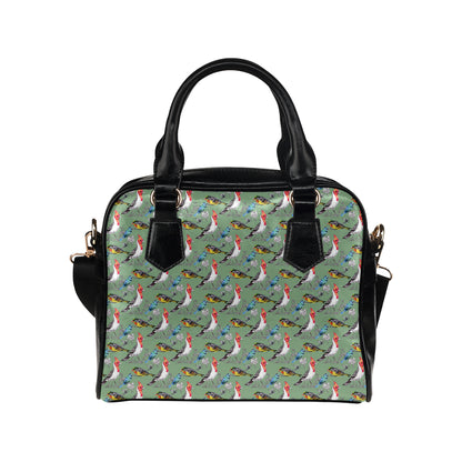 Birds Pattern Print Design 07 Shoulder Handbag