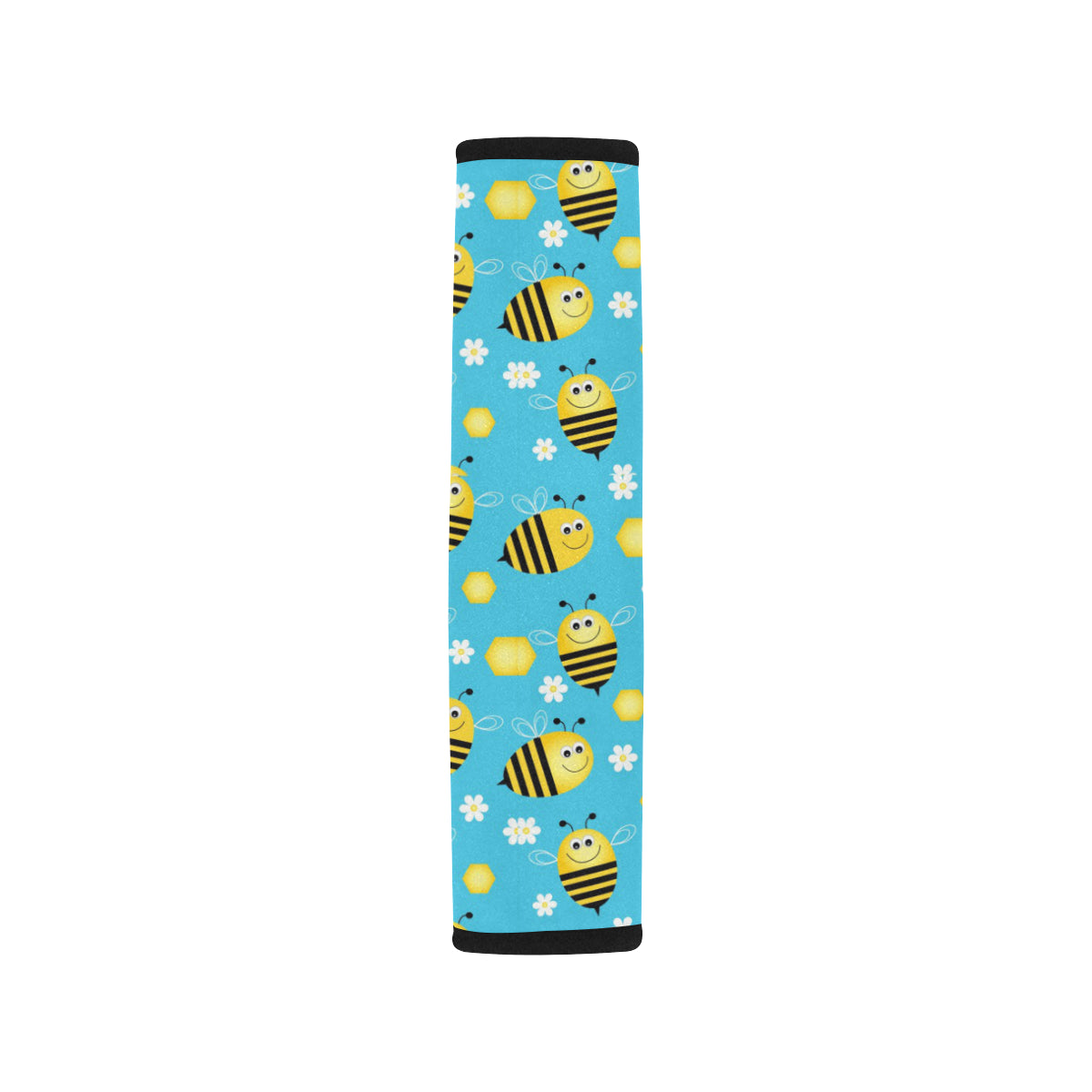 Bee Pattern Print Design BEE06 Car Seat Belt Cover