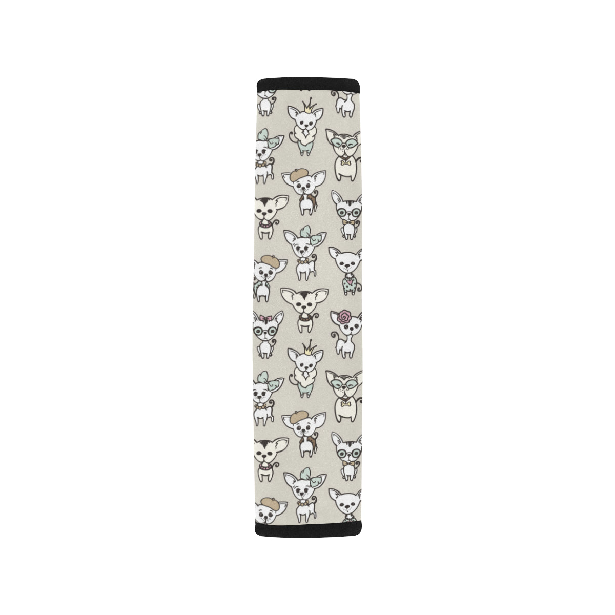 Chihuahua Pattern Print Design 02 Car Seat Belt Cover