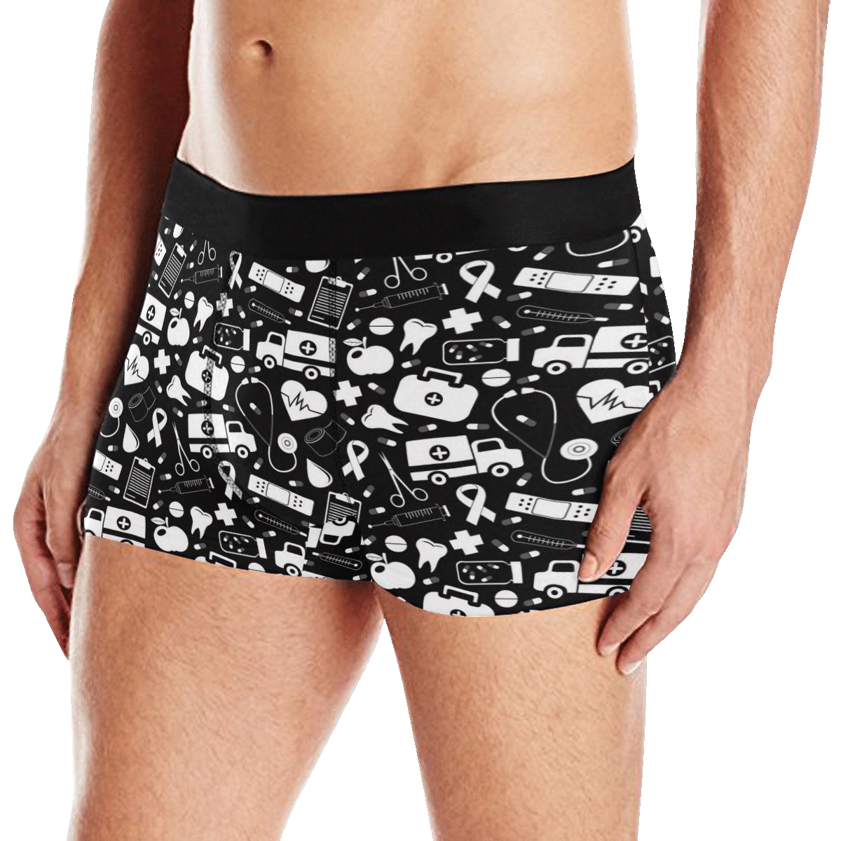 Medical Pattern Print Design 01 Men's Boxer Briefs