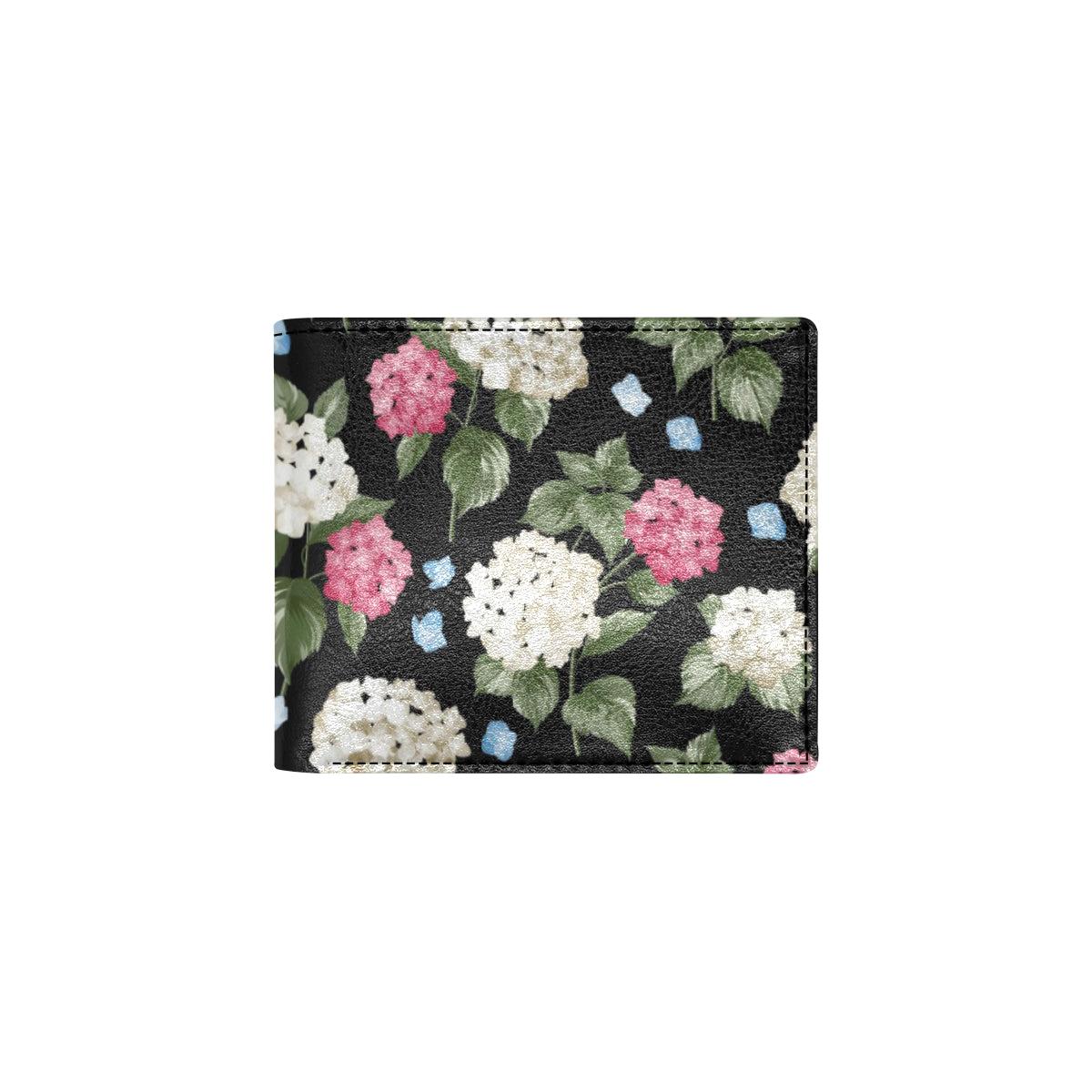 Hydrangea Pattern Print Design HD09 Men's ID Card Wallet