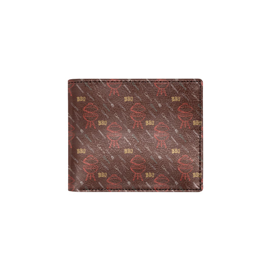 Barbecue Pattern Print Design 01 Men's ID Card Wallet