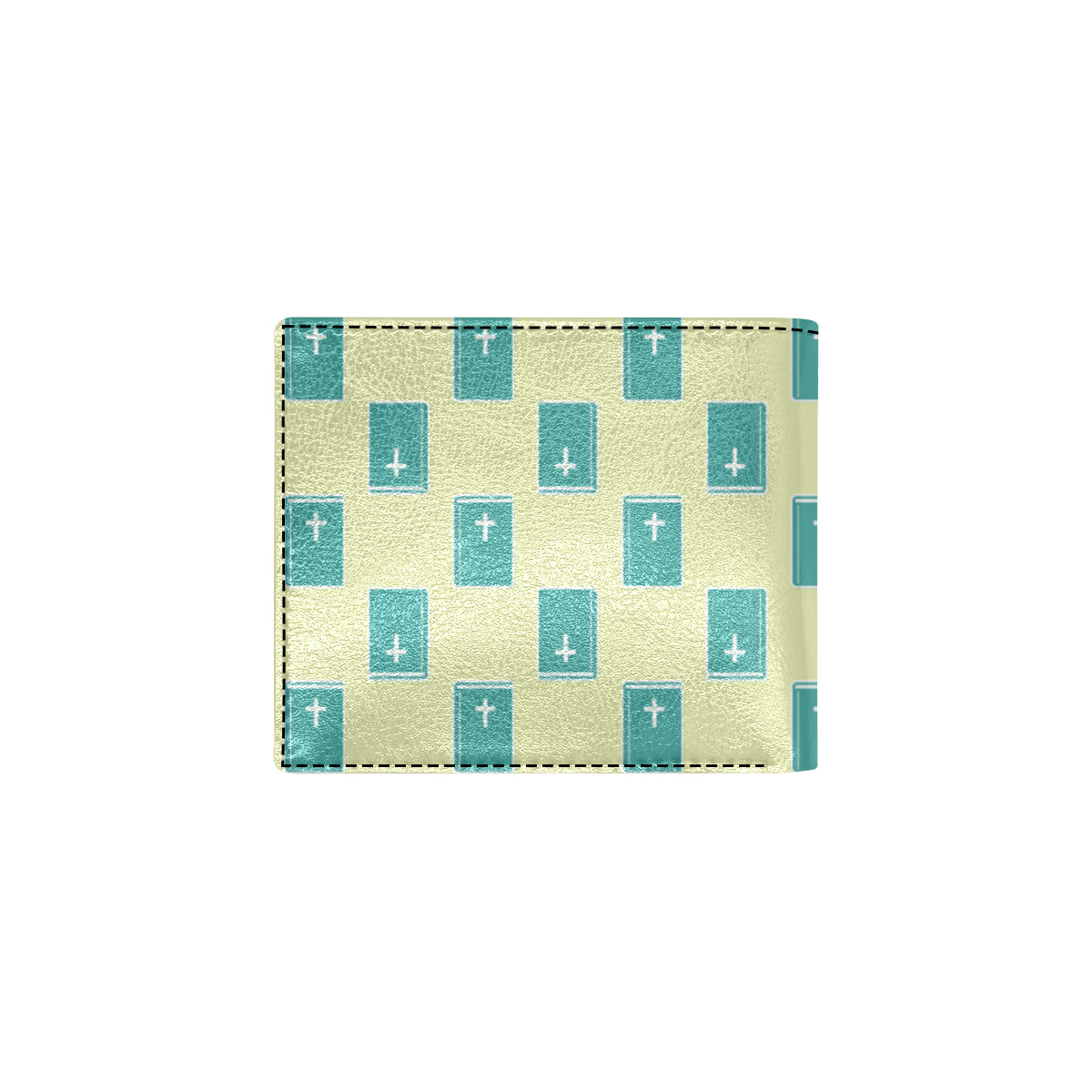 Bible Pattern Print Design 04 Men's ID Card Wallet