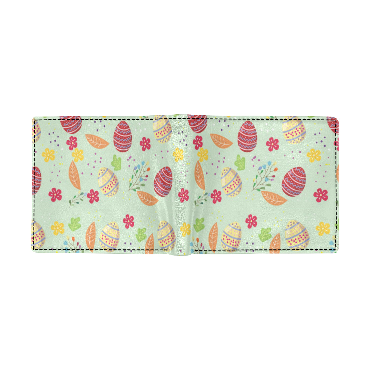 Easter Eggs Pattern Print Design RB07 Men's ID Card Wallet