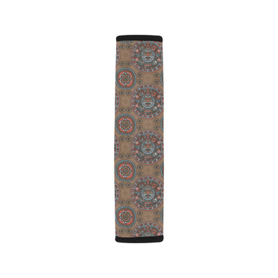 Calendar Aztec Design Print Pattern Car Seat Belt Cover