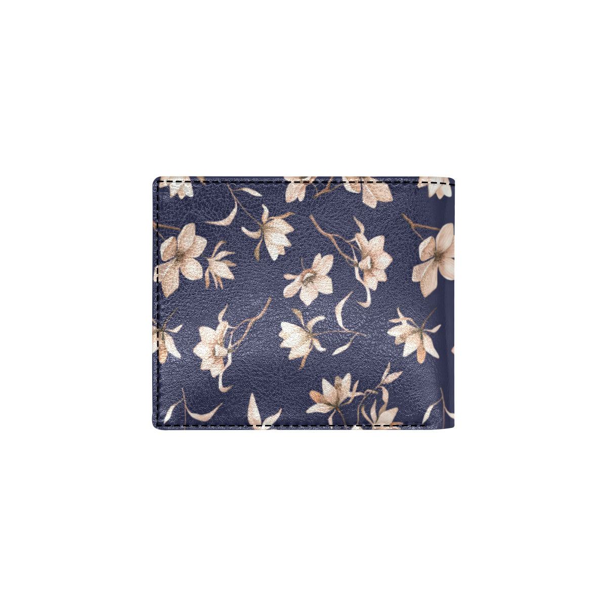 Beautiful Floral Pattern Men's ID Card Wallet