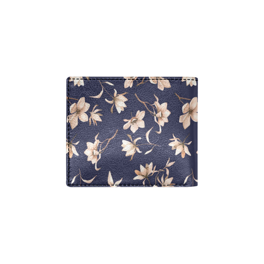 Beautiful Floral Pattern Men's ID Card Wallet