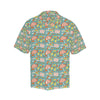 Beach Scene Pattern Print Design 02 Men's Hawaiian Shirt