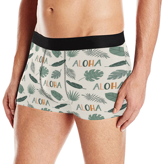Aloha Hawaii Pattern Print Design 05 Men's Boxer Briefs