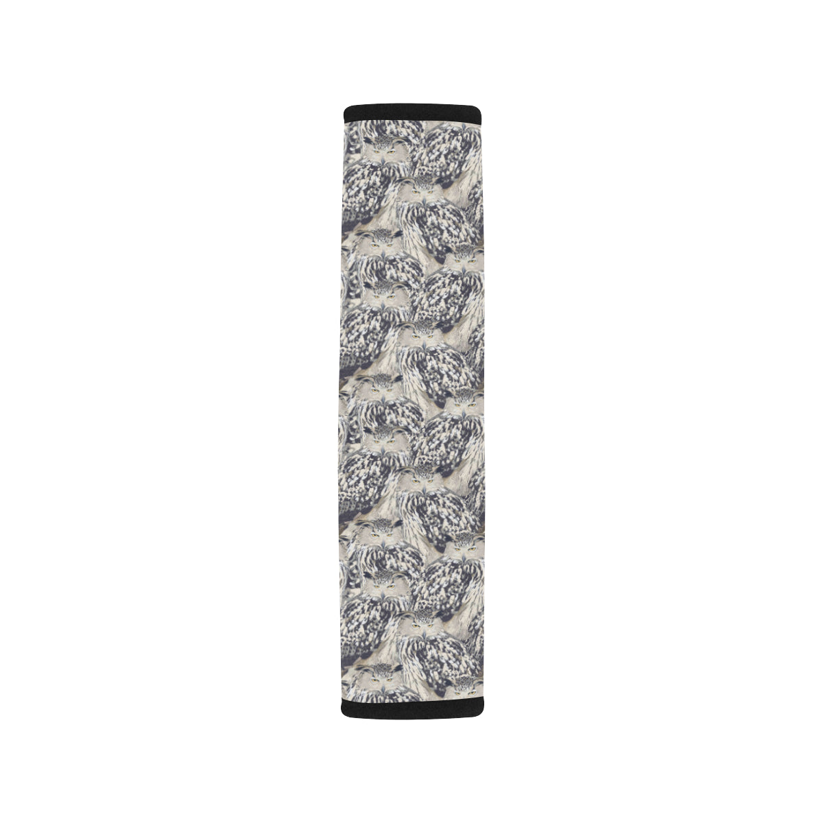 Owl Realistic Themed Design Print Car Seat Belt Cover