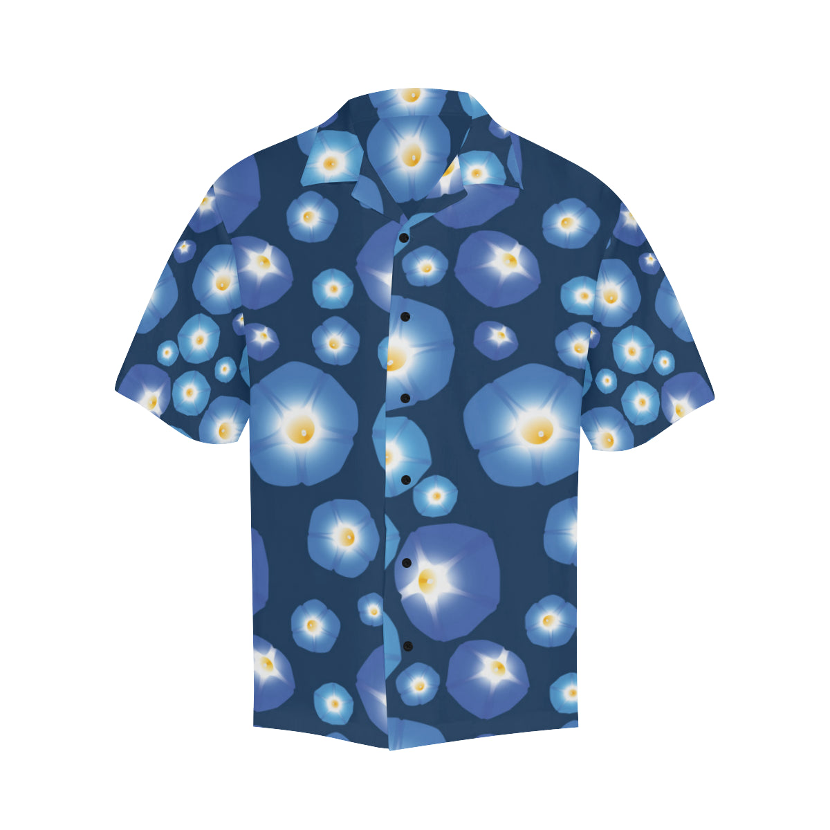 Morning Glory Pattern Print Design 02 Men's Hawaiian Shirt