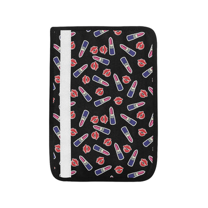 Lipstick Pattern Print Design LT01 Car Seat Belt Cover