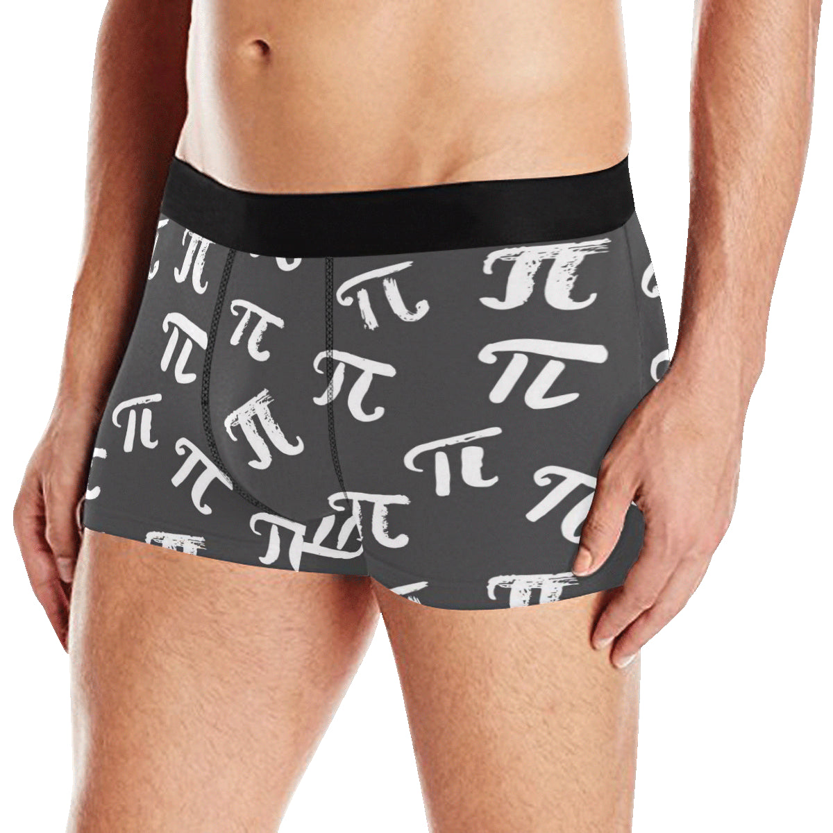 Pi Day Pattern Print Design A02 Men's Boxer Briefs