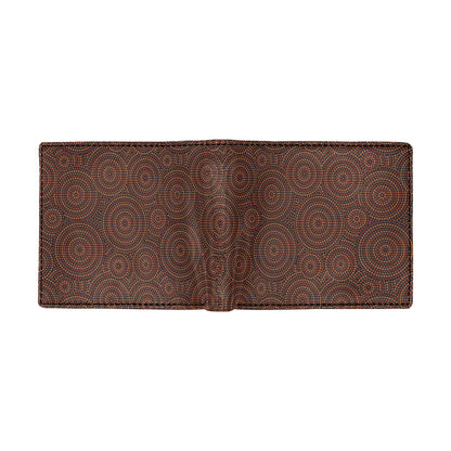 Aboriginal Pattern Print Design 02 Men's ID Card Wallet