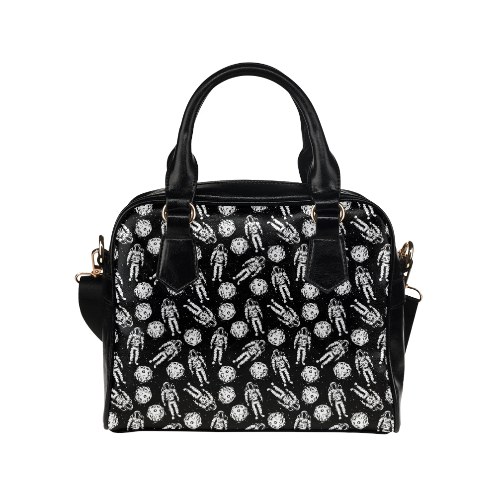 Astronaut Pattern Print Design 03 Shoulder Handbag