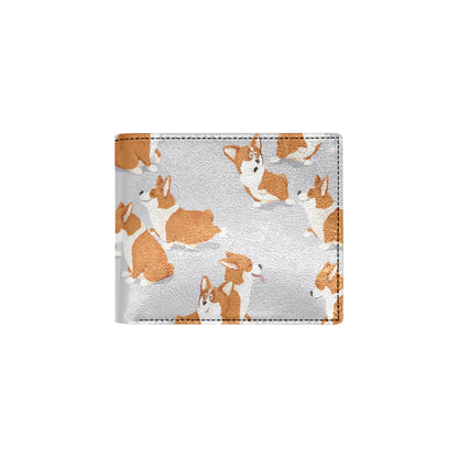 Pembroke Welsh Corgis Pattern Print Design A04 Men's ID Card Wallet