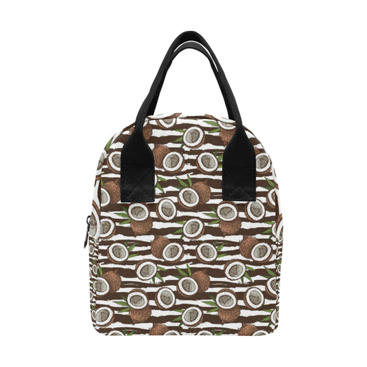 Coconut Pattern Print Design CN04 Insulated Lunch Bag