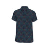 Celestial Pattern Print Design 06 Men's Short Sleeve Button Up Shirt