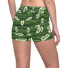 Cucumber Pattern Print Design CC01 Yoga Shorts