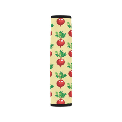 Radish Pattern Print Design A02 Car Seat Belt Cover
